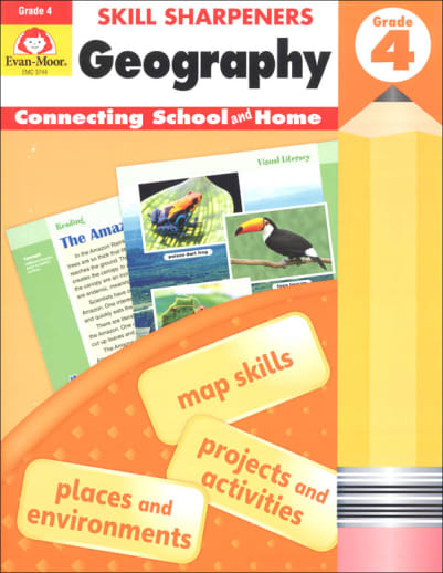 Skill Sharpeners: Geography - Grade 4