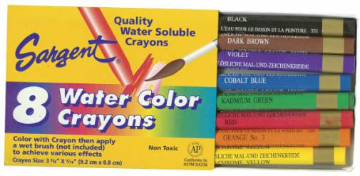 Sargent Art Watercolor Crayons (8 count)