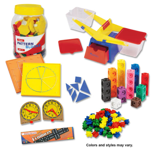 Manipulative Kit K (Wooden Pattern Block Upgrade, NO Optional Items)