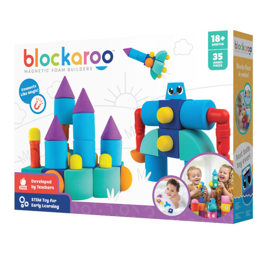 Blockaroo Magnetic Foam Blocks - Large Castle