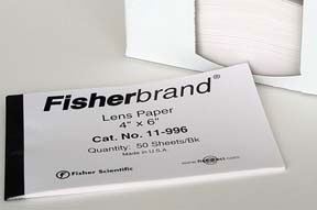 Fisherbrand Lens Paper for Cleaning Glass Lenses MK 448528