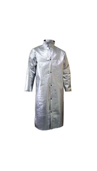 50" Coat: 14 oz. Aluminized Z-Flex with Micro-Perforation® (Style A)