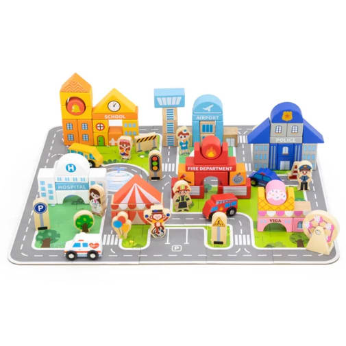 Deluxe City Building Blocks