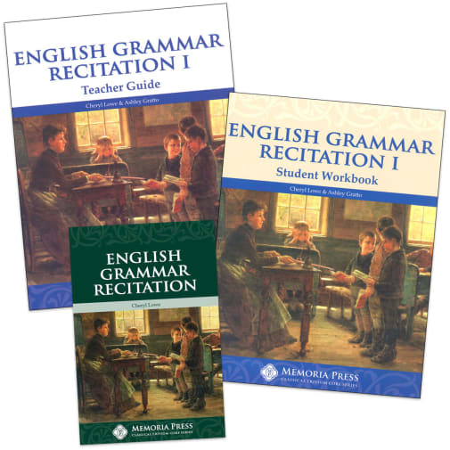 Memoria Press English Grammar Recitation Book I Set