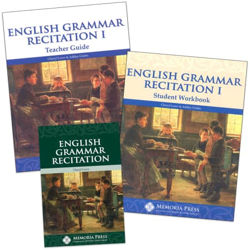 Memoria Press English Grammar Recitation Book I Set