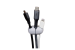 Silicone Desktop Cable Organizer w/ Adhesive backing, 3 Slot, Gray