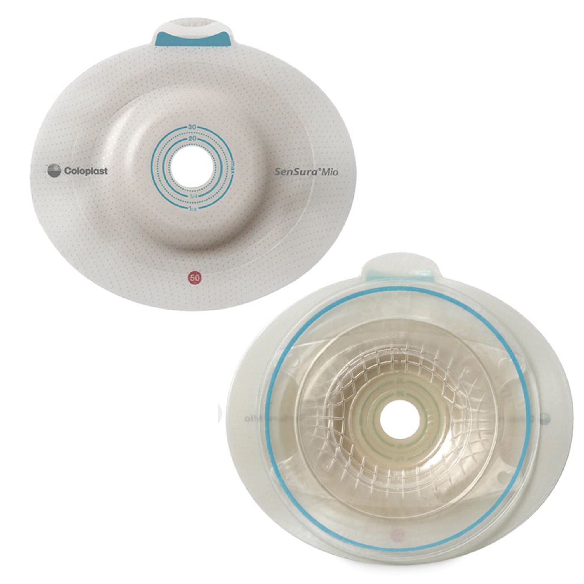 SenSura Mio Click Convex Light Ostomy Barrier, Trim to fit 15  53 mm, Yellow MK 1006233