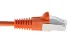 CAT5e Shielded Ethernet Patch Cable, Booted, 4ft, Orange