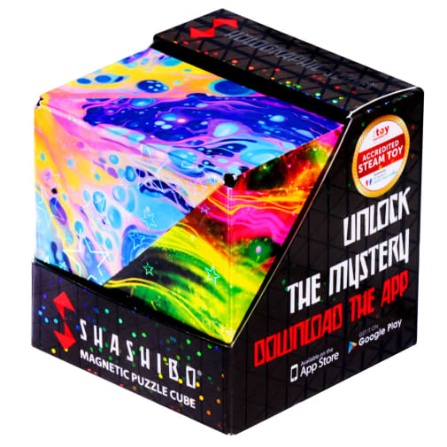 Shashibo Magnetic Puzzle Cube - Cosmos (Holographic Series)