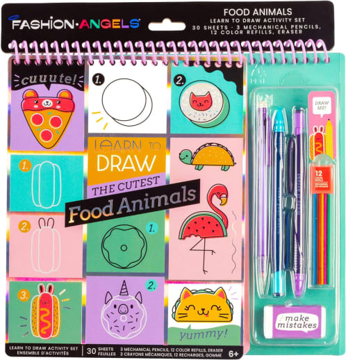 Learn to Draw Foodimals Activity Book Set