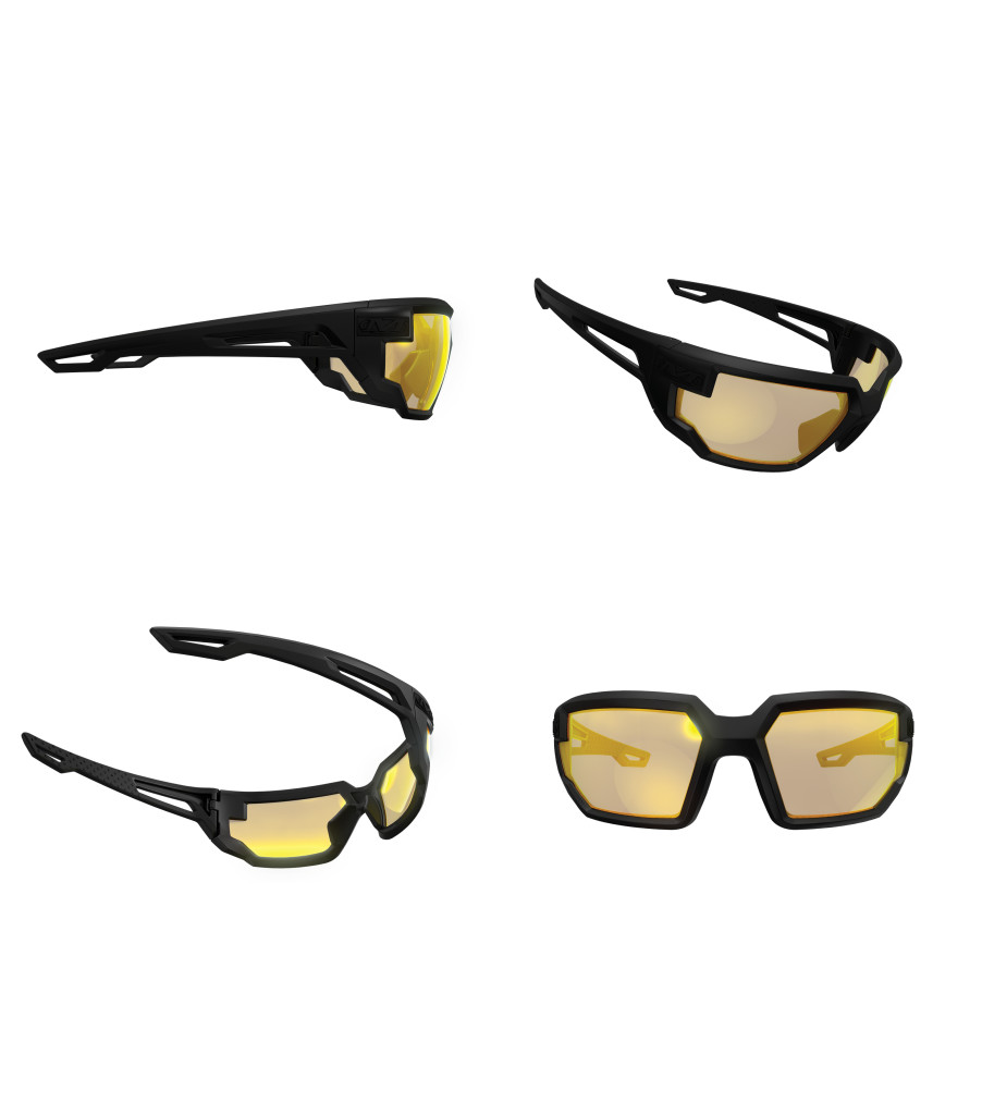 Tactical Type-X | Black Frame | Amber Lens, Black, large image number 3