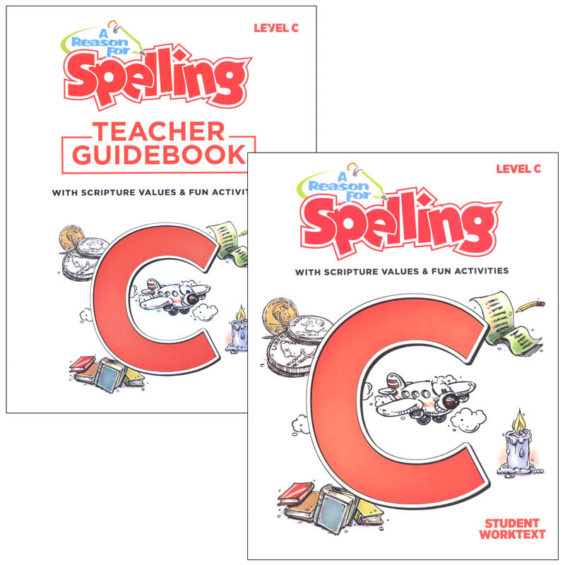 A Reason for Spelling Level C Student Worktext & Teacher  Guidebook Set (2nd Edition)