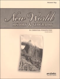Abeka New World History and Geography Answer Key