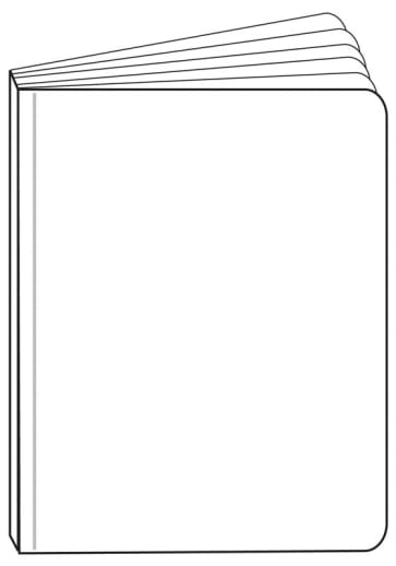 Chunky Bare Book - 6 Board Pages (8" x 11")