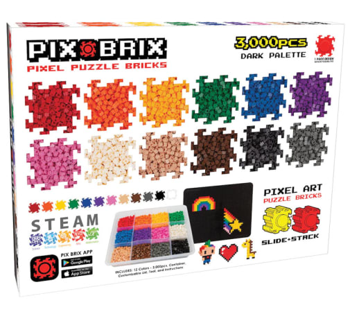 Pix Brix Container - Dark Palette (3000 pieces)