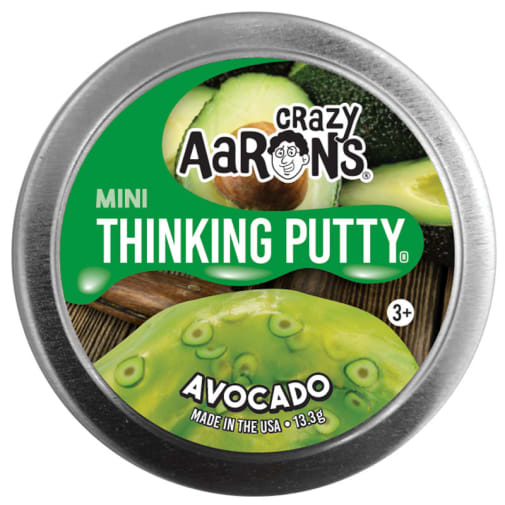 Crazy Aaron's Avocado Thinking Putty 2" Mini Tin
