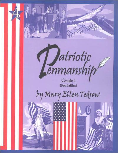 Patriotic Penmanship for Lefties Grade 4