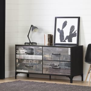 Valet - Bureau double 4 tiroirs Valet - Bureau double 4 tiroirs
