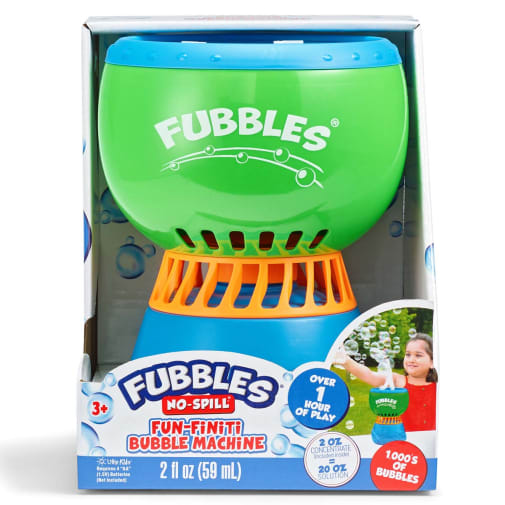 Fubbles No-Spill Fun-Funiti Bubble Machine