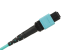 MTP® Cable 12-Strand Corning ClearCurve®, OM3, Type B, Female Key Up to Female Key Up, OFNP, UPC, 2 Meters