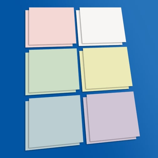 Dry Erase Stickables 3x3" - Pastel with Dry Erase Marker (1 pack)