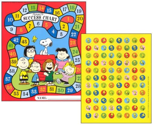 Peanuts Success Mini Reward Charts