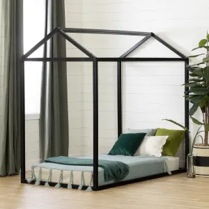 Casita para cama infantil de madera