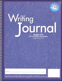 Writing Journal Z/B Liquid Dark Blue Gr. 3-4, 3/8 rule