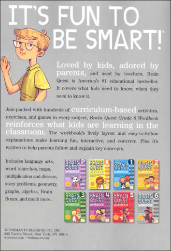 Brain Quest Workbook Grade 6