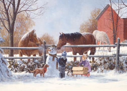 Cobble Hill Chestnut and Acorn Tray Puzzle (35 piece)