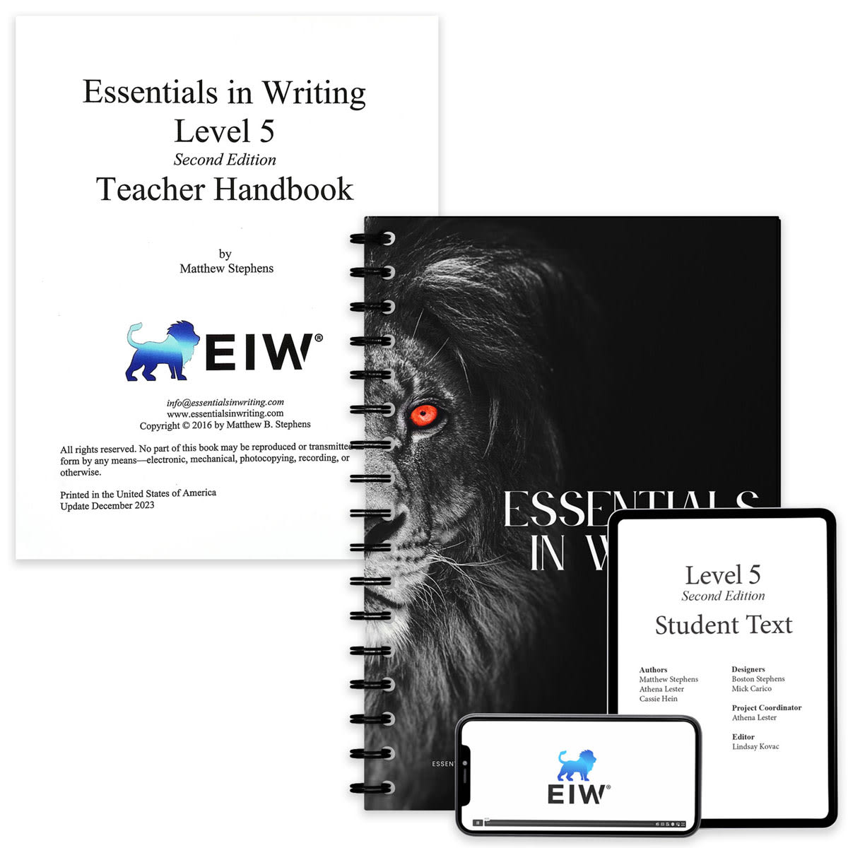 Essentials in Writing Level 5 Bundle (Textbook / Workbook Teacher Handbook and Online Video Subscription) 2nd Edition