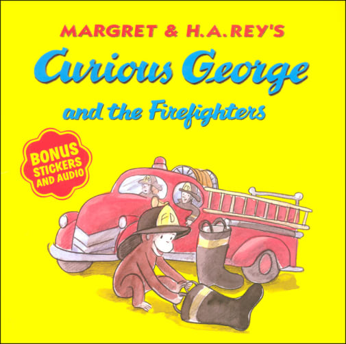 Curious George and the Firefighters (with Bonus Stickers and Audio)