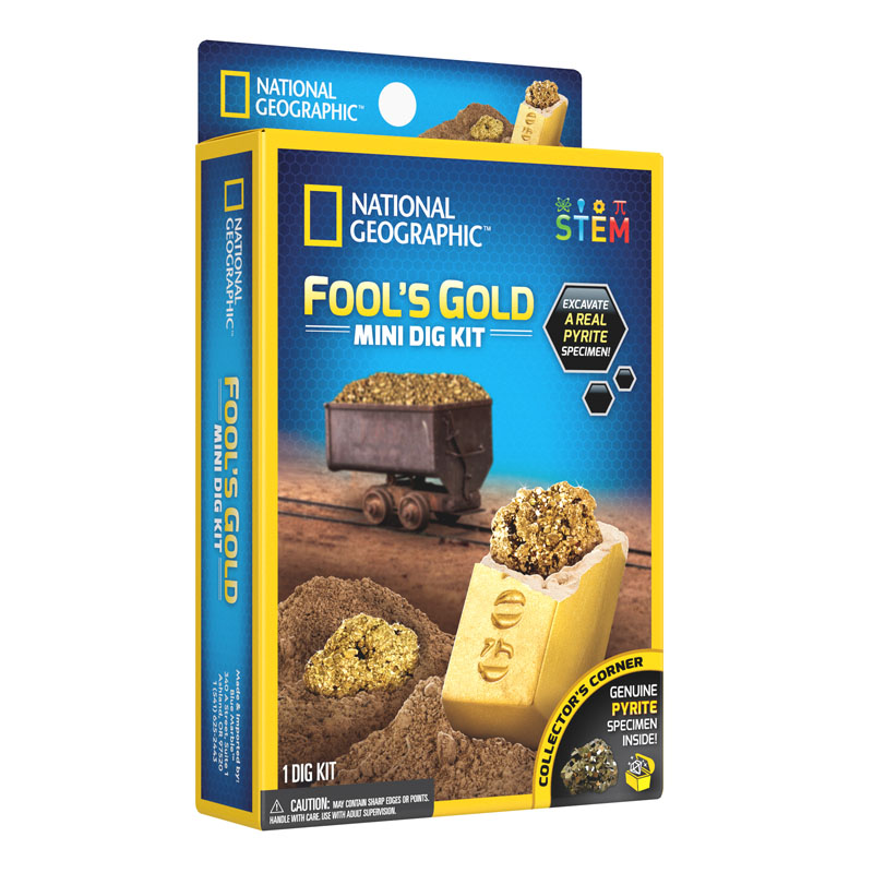 National Geographic ™ S.T.E.M. Gold Doubloon Dig Kit