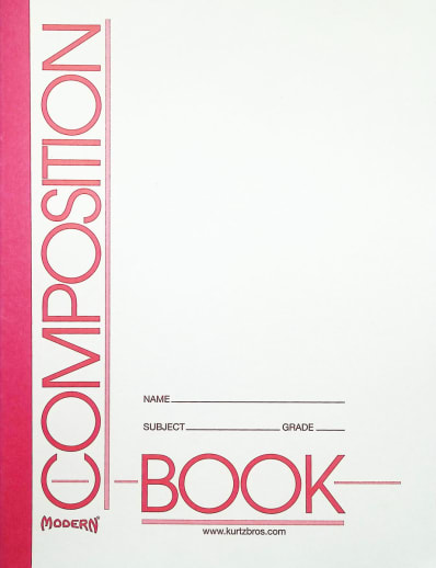 Modern Sewn Composition Book 10 1/2" x 8" - 48 Pages
