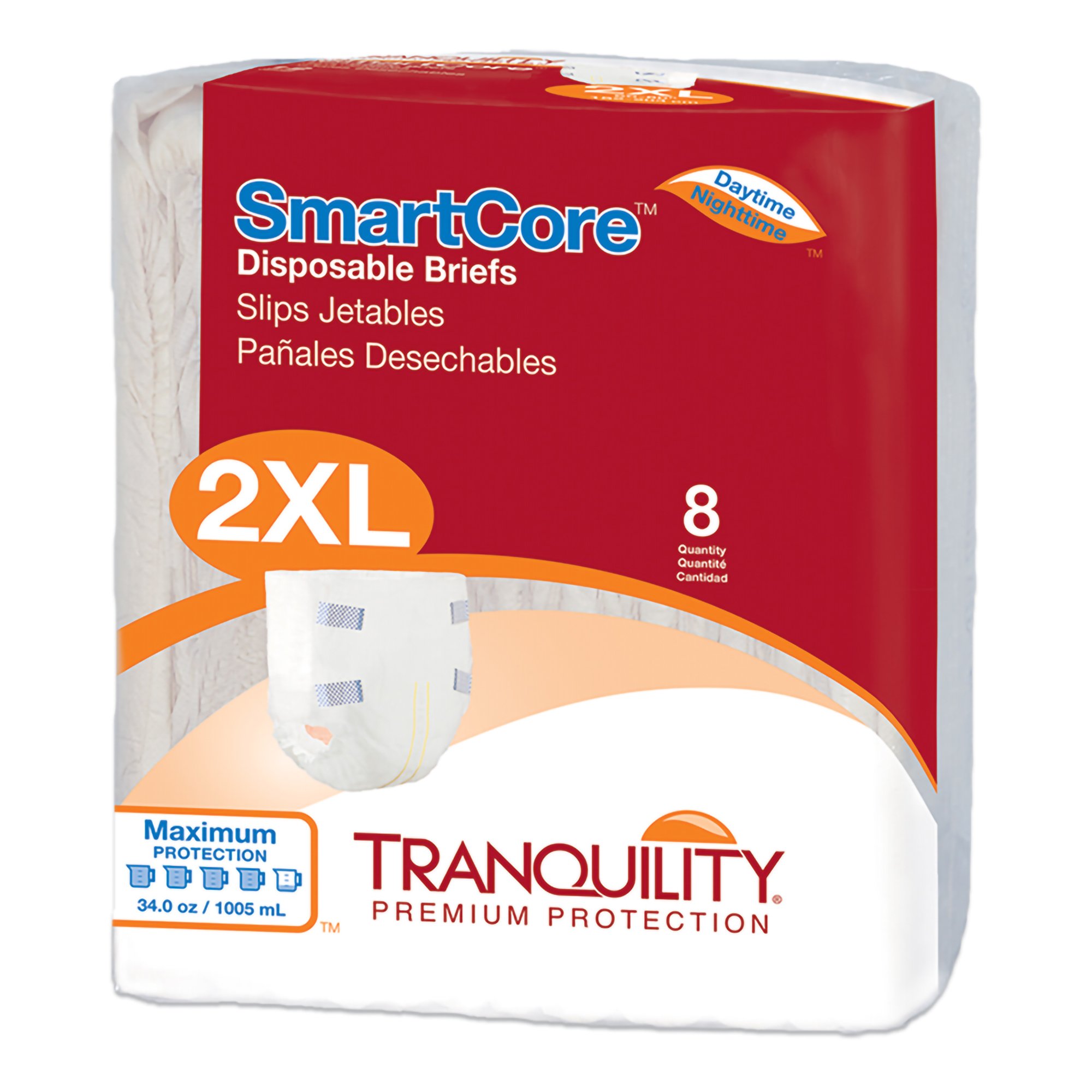 Tranquility SmartCore Maximum Protection Incontinence Brief, Extra Extra Large MK 801664