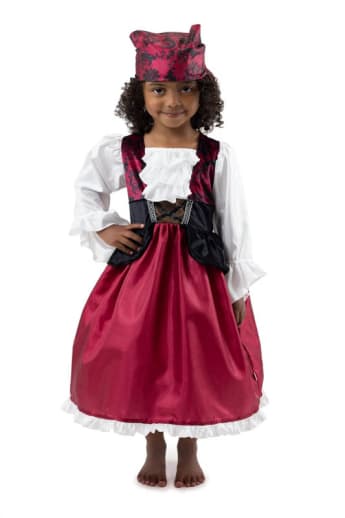Little Adventures Pirate Dress, Size L (Ages 5-7)