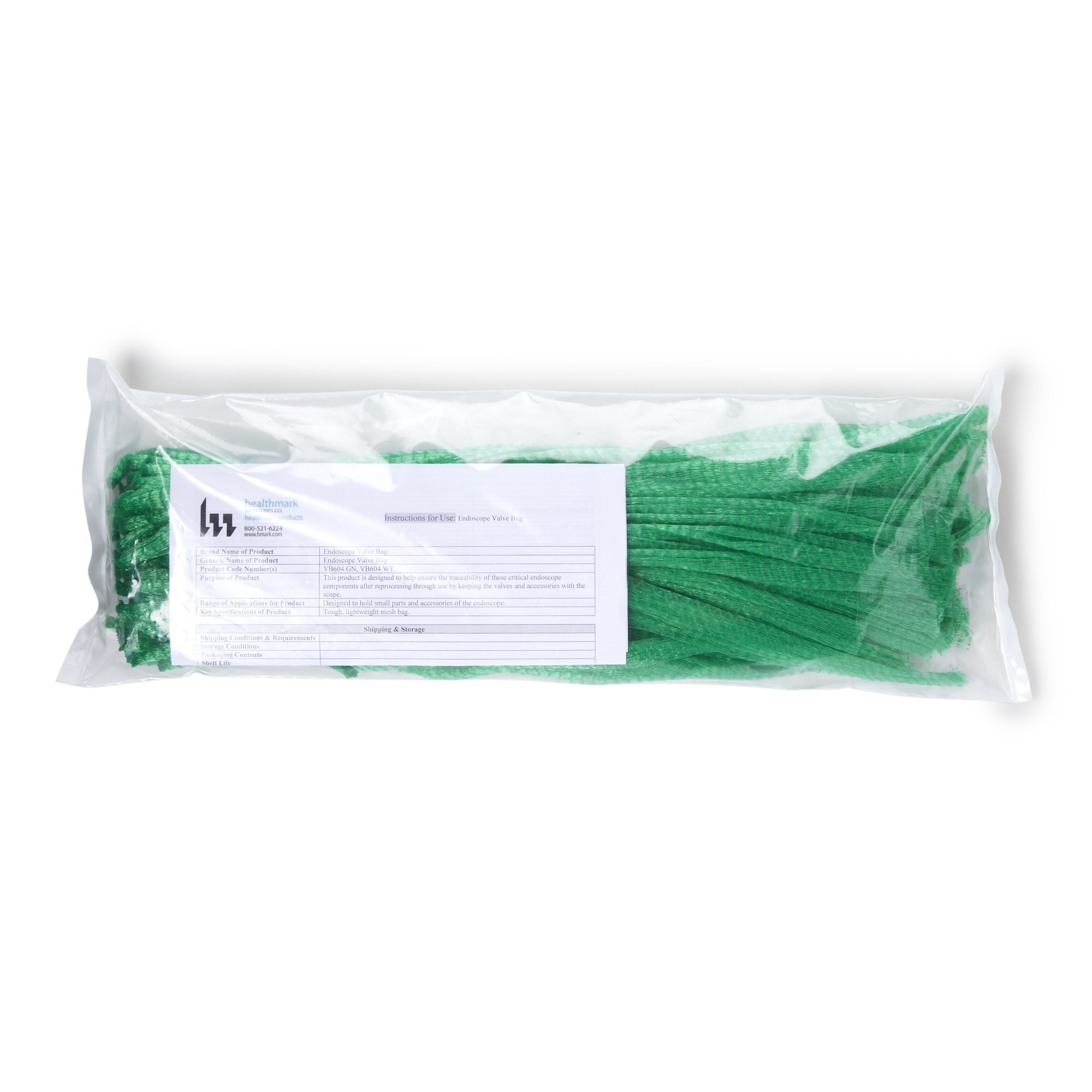 Valve Bag Valvesafe Plastic Mesh, Green MK 999376