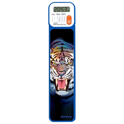 Mark-My-Time Digital Bookmark 3D Tiger