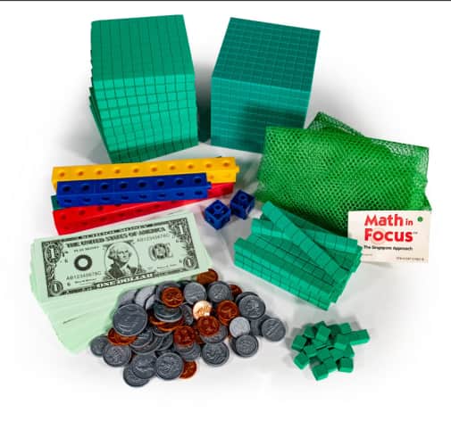 Math in Focus: Singapore Math Individual Student Manipulatives Kit Grade 2 (Houghton Mifflin Harcourt)