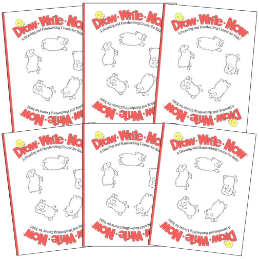 Draw-Write-Now Workbook (5/8" Ruled) set/6