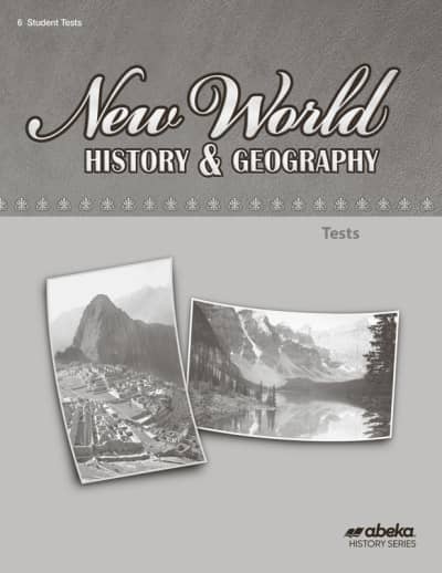 Abeka New World History and Geography Student Test Book