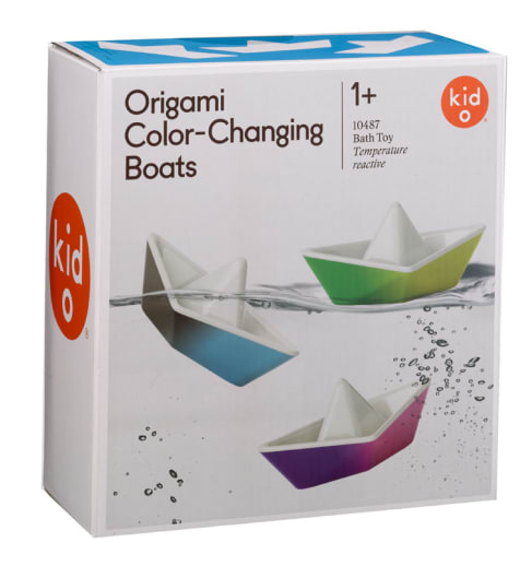 Origami Color-Changing Boats