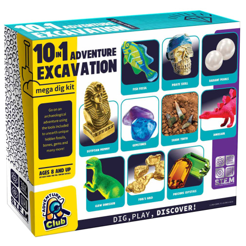 10 in 1 Treasure Excavation Kit