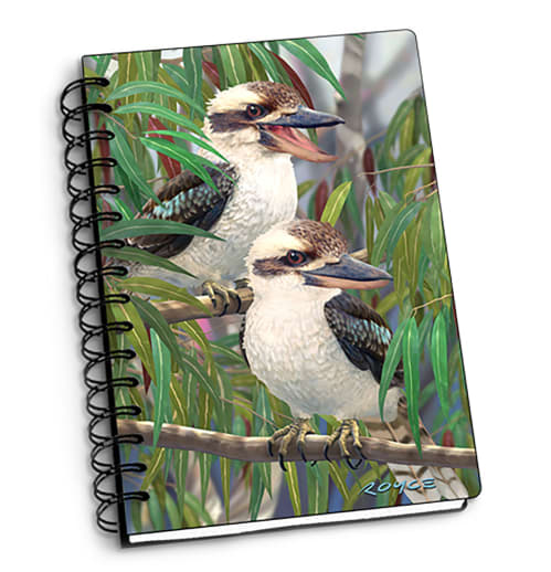 Kookaburras 3D Notebook 4" x 6"