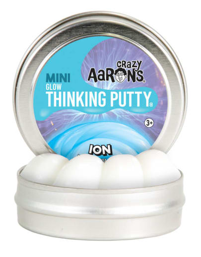 Crazy Aaron's Ion Mini Glow Thinking Putty Small Tin (Glow in the Dark)