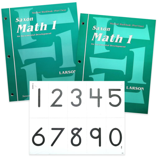 Saxon Math 1 Student Workbooks / Fact Cards