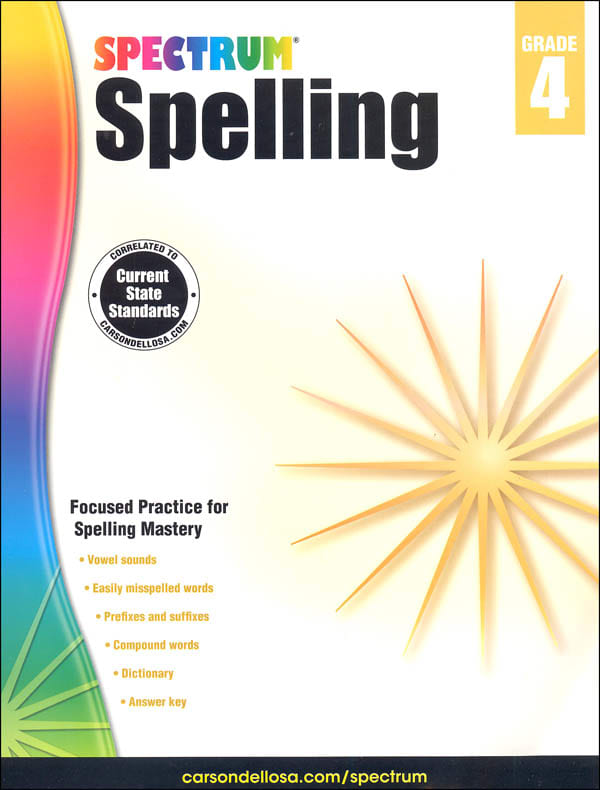Spectrum Spelling Grade 4 (2014 Update)