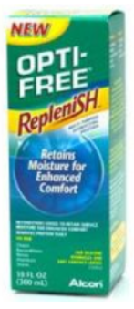 Opti Free Replenish Contact Lens Solution MK 668319
