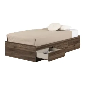 Base para cama individual con 3 cajones