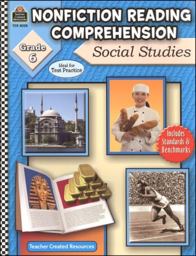 Nonfiction Reading Comprehension Social Studies Grade 6